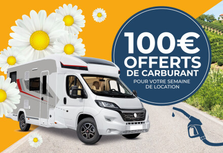 100€ de carburant offerts sur votre location !