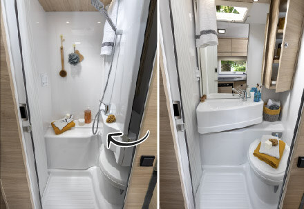 Location camping-car Profilé 3 places