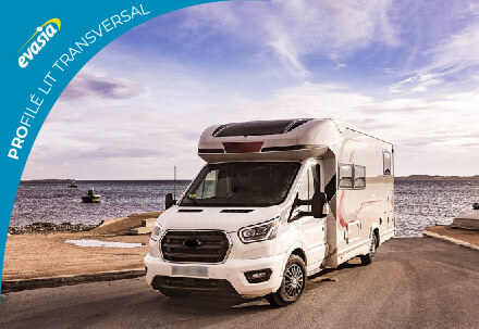 Location camping-car Profilé lit transversal 4 places