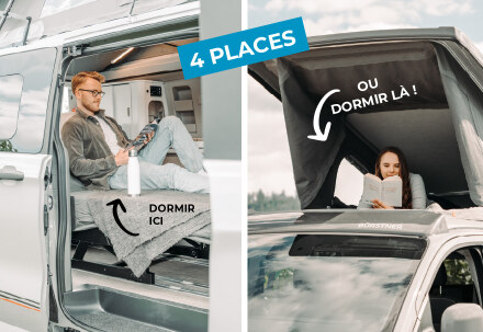 Location de van aménagé 4 places